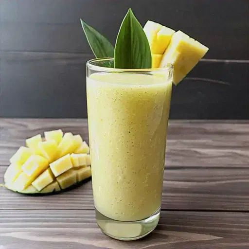 Suco Detox de Abacaxi com Hortelã 🥭