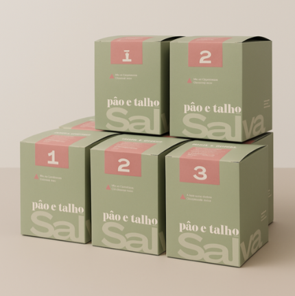 Snacks salgados, doces e bebidas