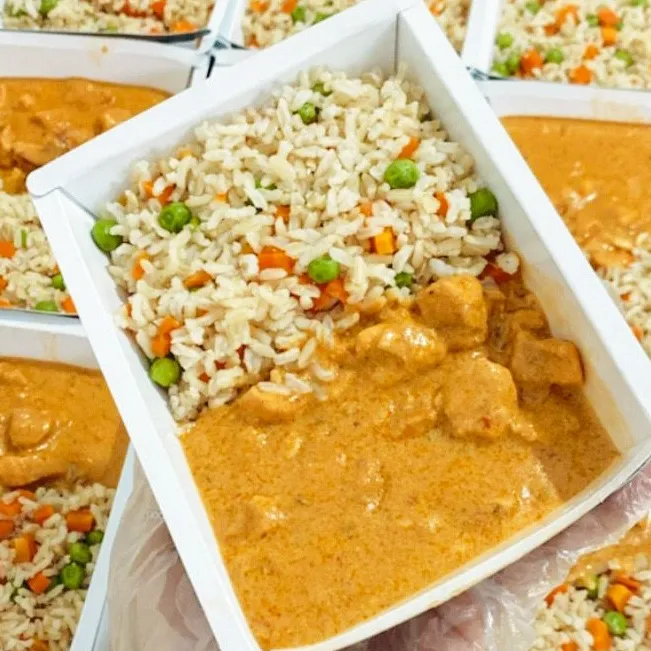 Strogonoff de Frango com Arroz à Primavera Fit - 300g