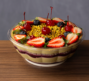 Pistache com Frutas Vermelhas