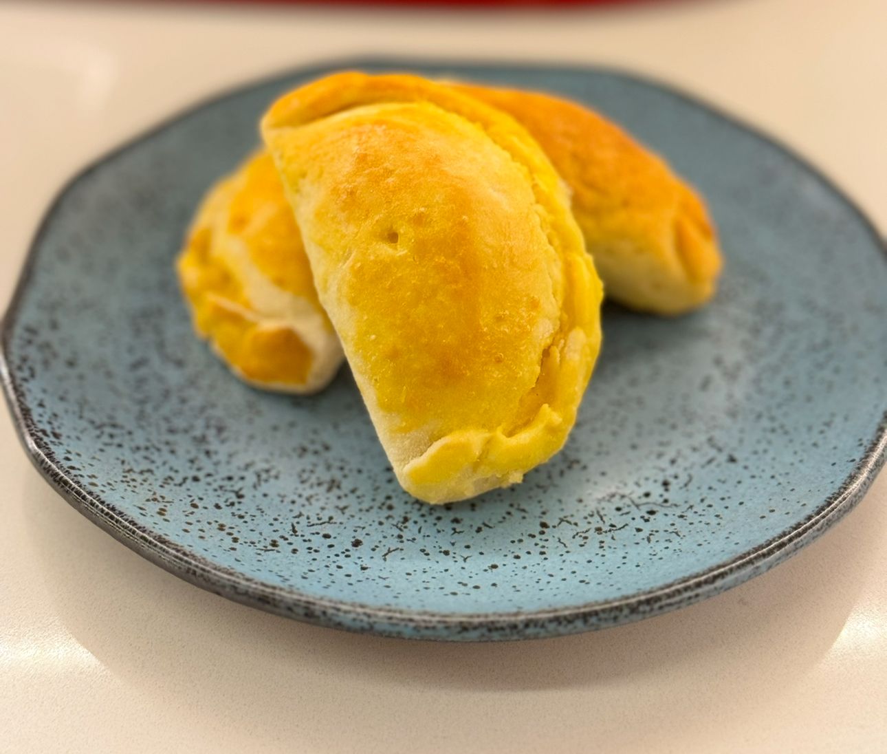 Pastel assado de frango