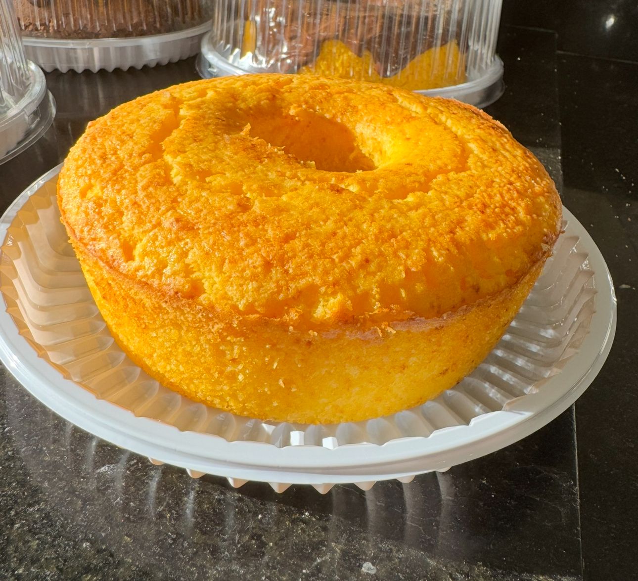 Bolo de milho com coco
